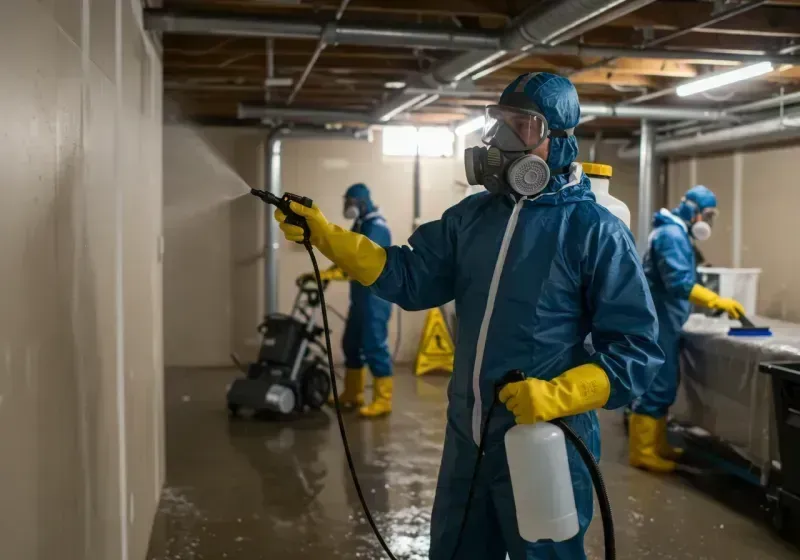 Basement Sanitization and Antimicrobial Treatment process in Palestine, TX